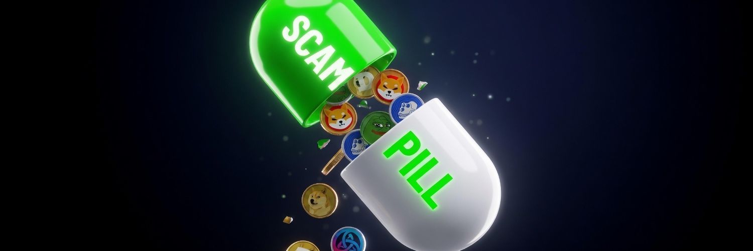 The Scam Pill (SOL) banner
