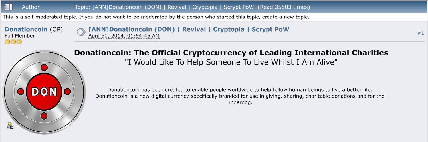 DonationCoin banner