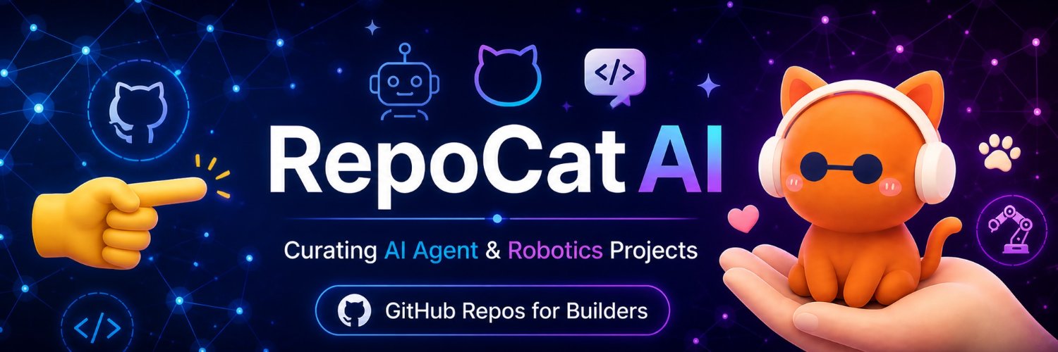 RepoCatAI | Sharing GitHub Projects for AI & Robot banner