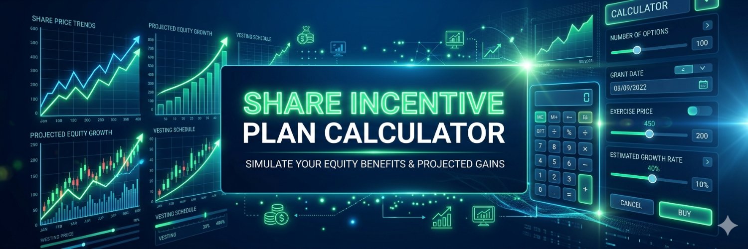 Share Incentive Plan Calculator (@yada40257) / Posts / X