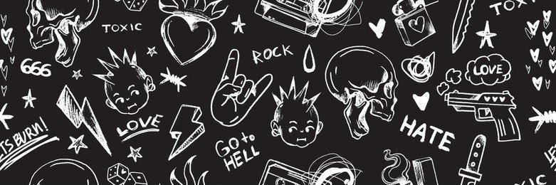 V banner