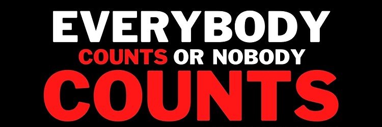 Everybody Counts banner
