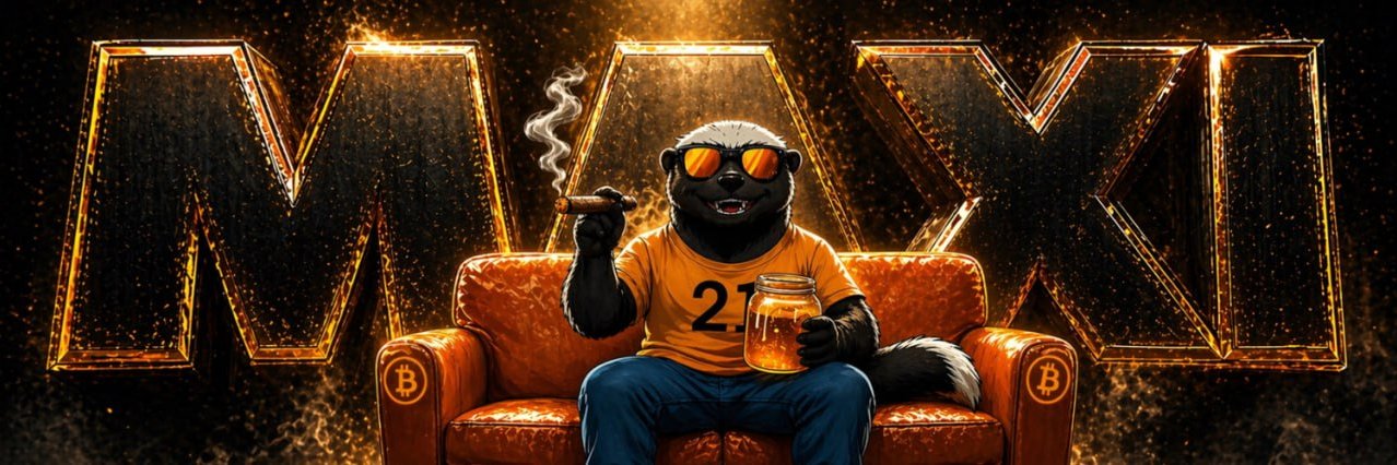 The Honey Badger $MAXI banner