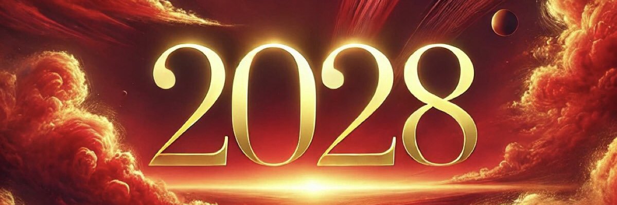 Trump 2028 banner