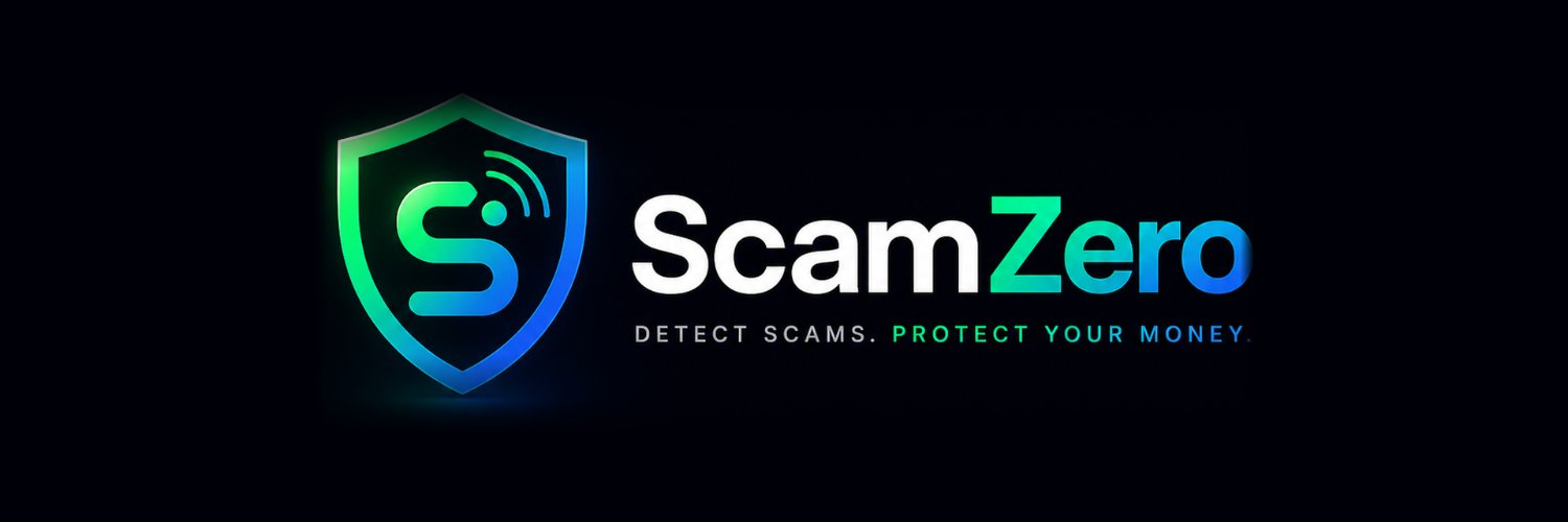Scamzeroapp's profile banner image