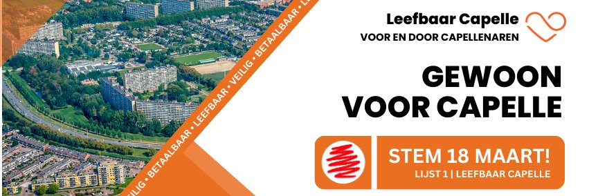 Leefbaar Capelle banner