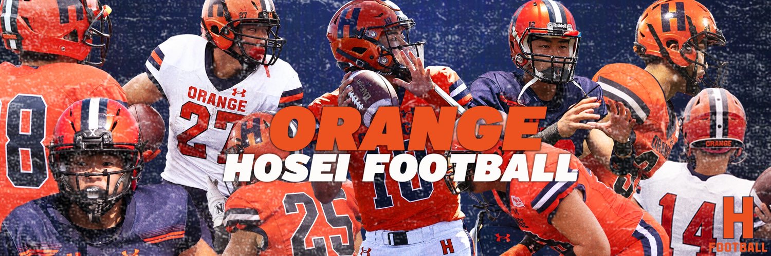 法政大学体育会アメリカンフットボール部ORANGE banner