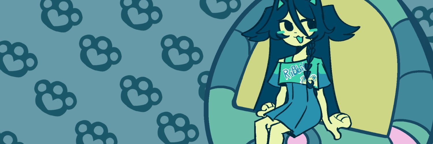Rib-Bit! 🐱🐸🎮 Digital Pet Vtuber banner