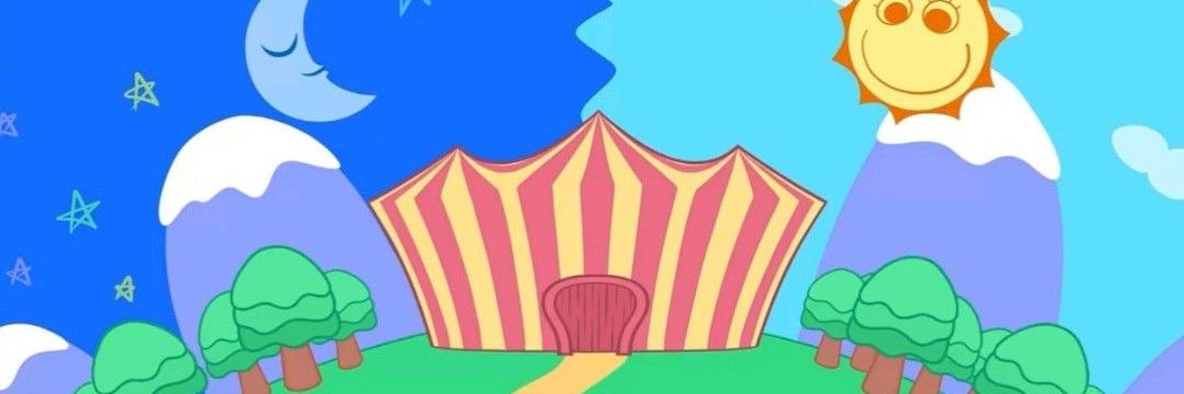 Blue 🎪 ticket booth opening soon banner