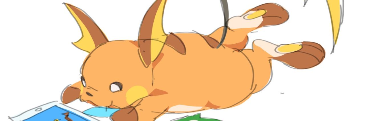 raichu yellow banner