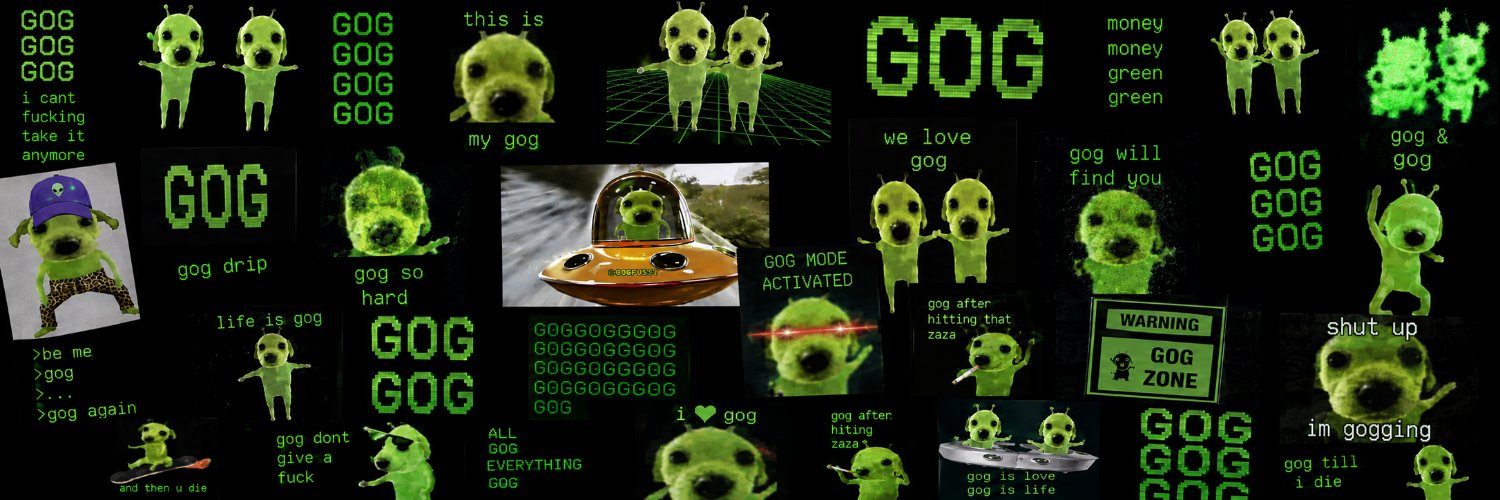 GOG THE ALIEN DOG banner