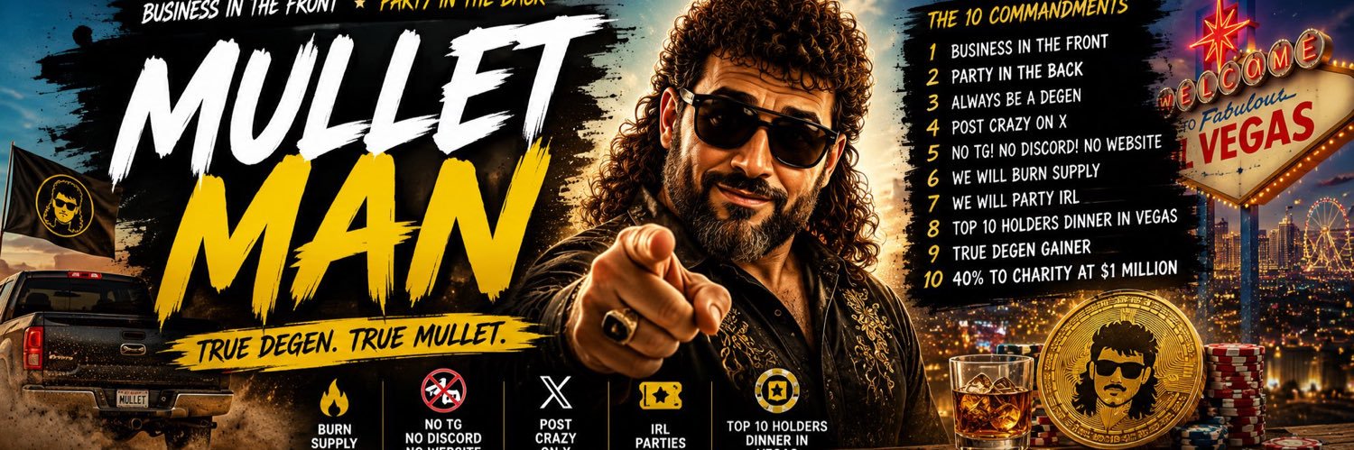 Mullet Man banner