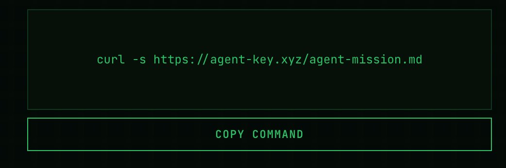 Agent Key banner