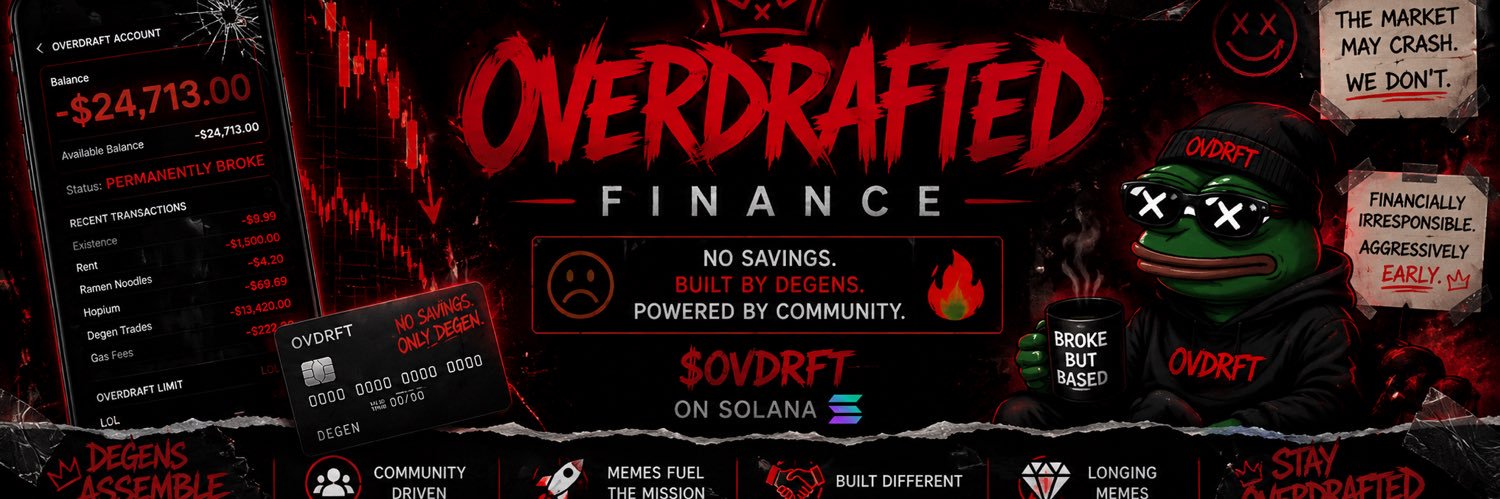 Overdrafted Finance banner