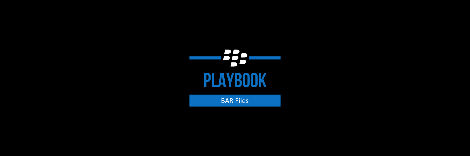 PlayBook Bar Files banner