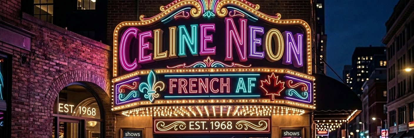 Celine Neon™ banner