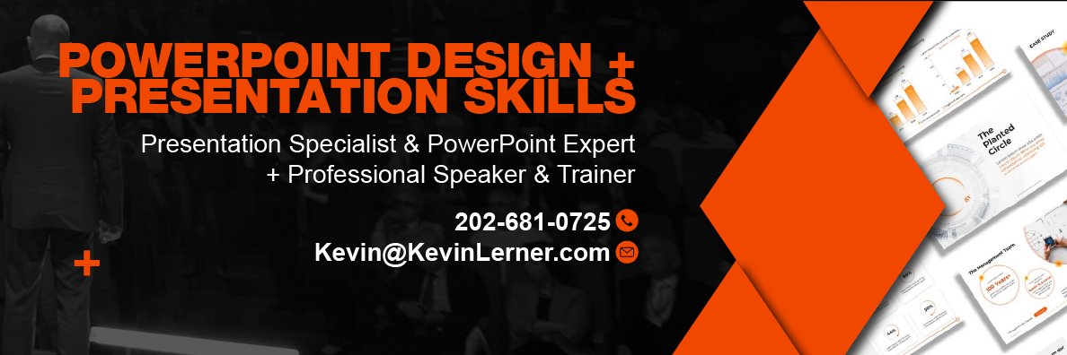 Kevin Lerner🎤 Presentation Specialist banner