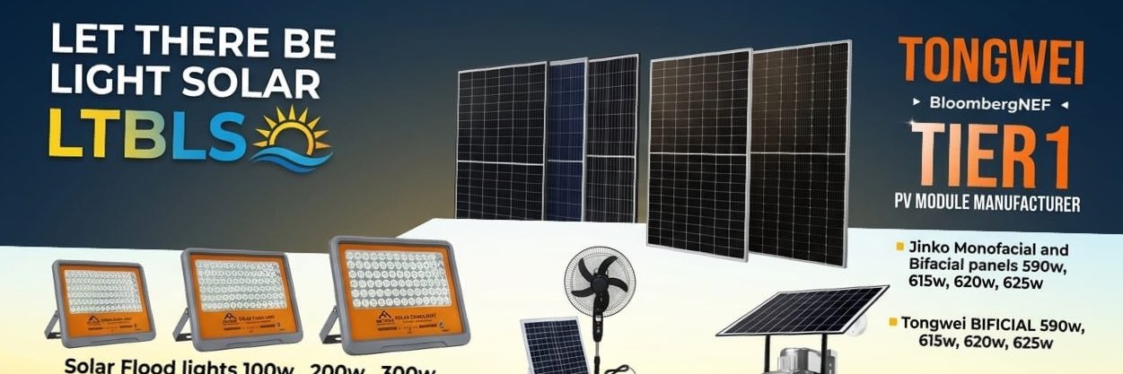 Let There Be Light Solar banner