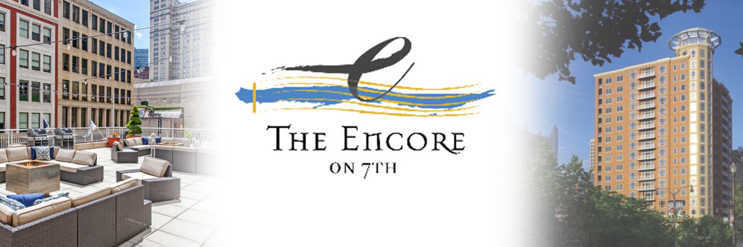 The Encore on 7th banner