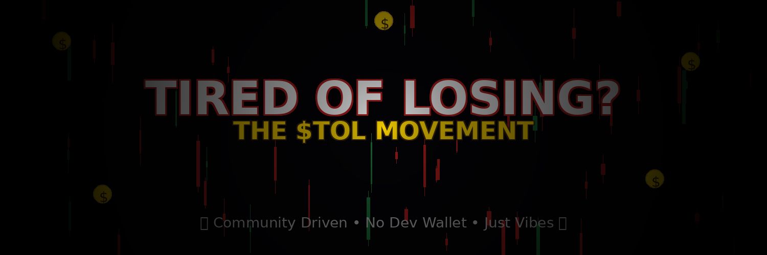 tired of losing banner