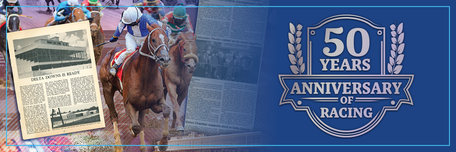 Delta Downs Racing banner