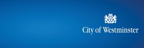 Westminster City Council Leader banner