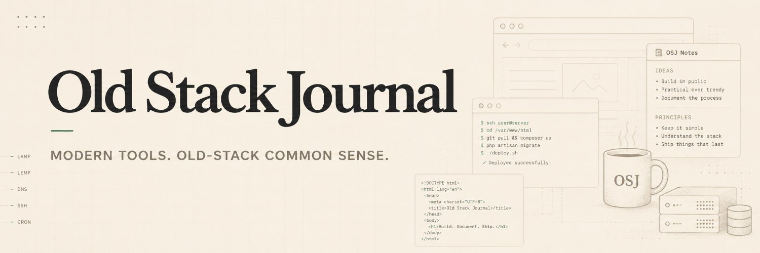 Old Stack Journal banner