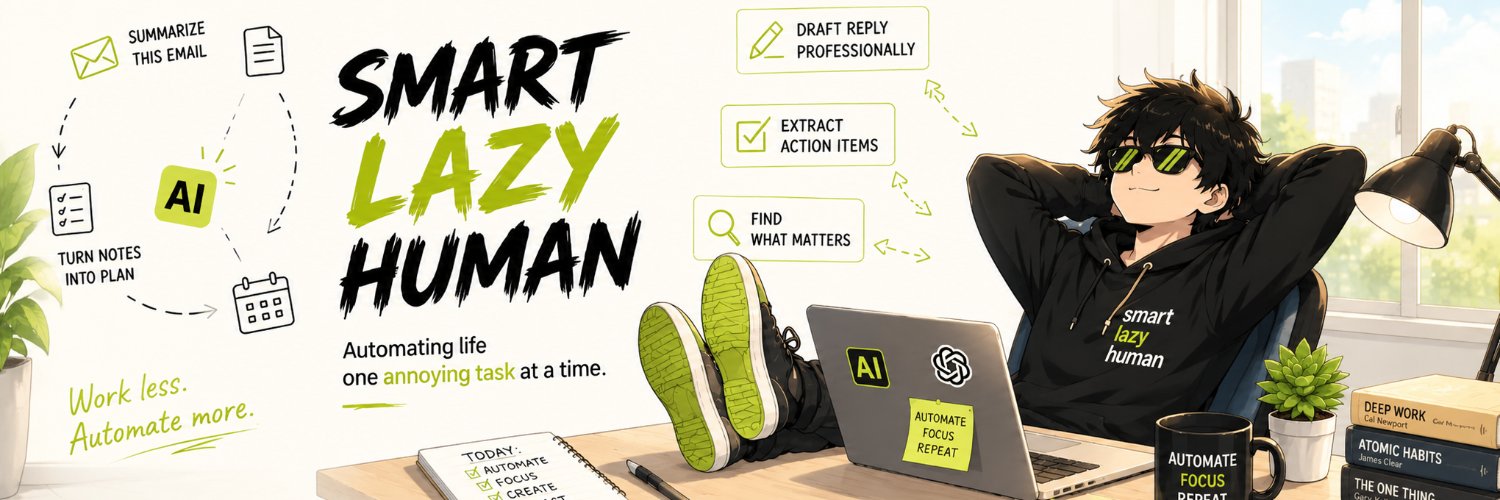 smartLazyHuman banner