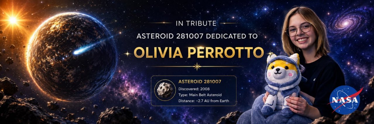Olivia Perrotto Asteroid banner