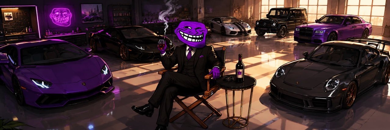 Purple Troll banner