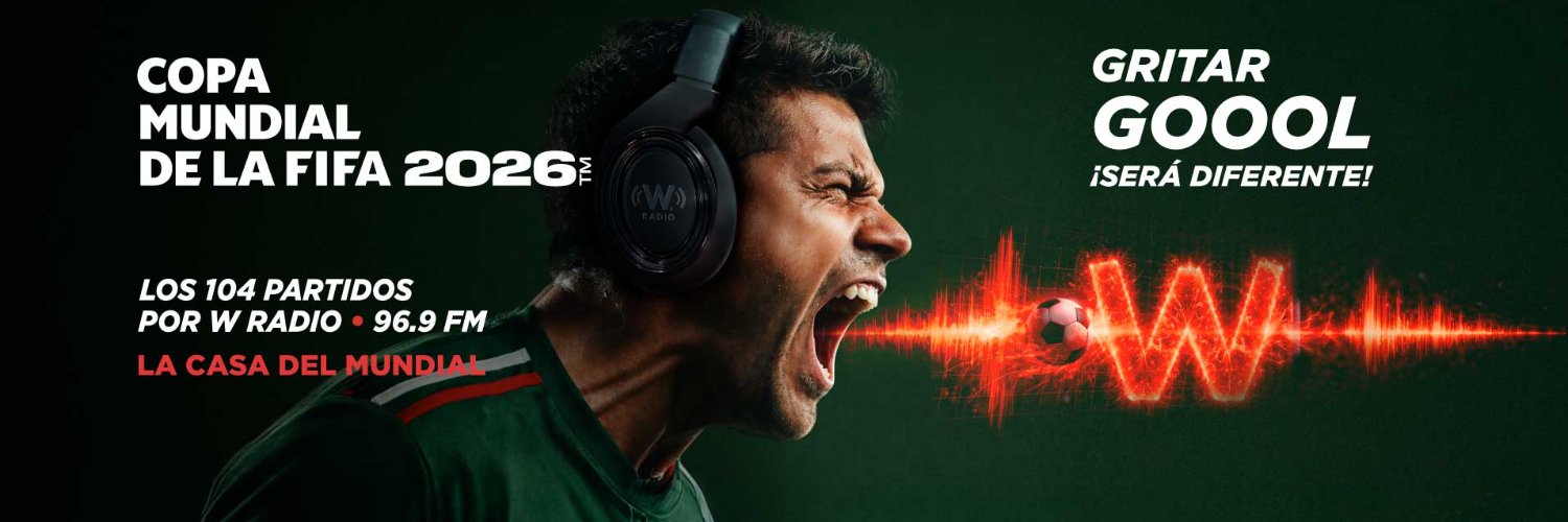 W Radio México banner