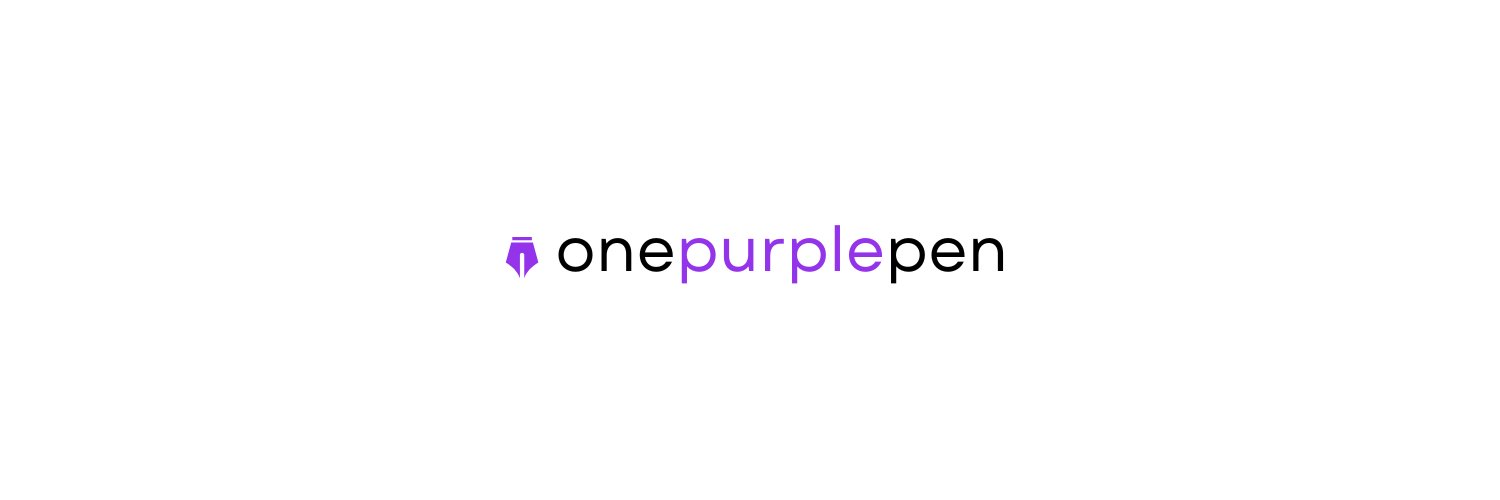 One Purple Pen banner