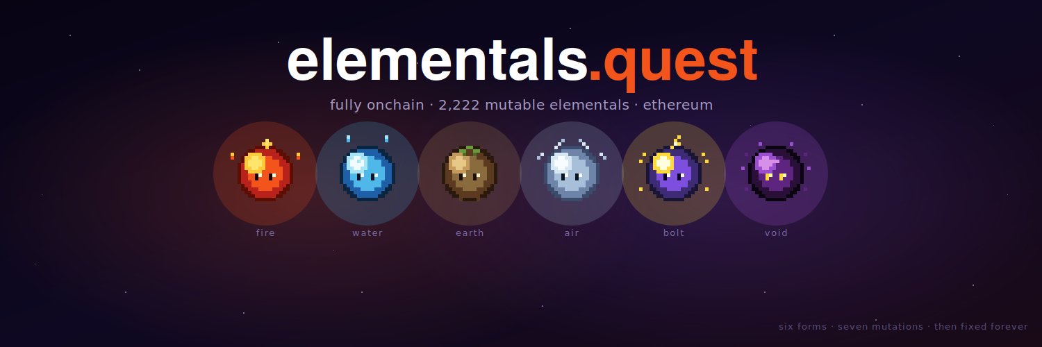 elementals. banner