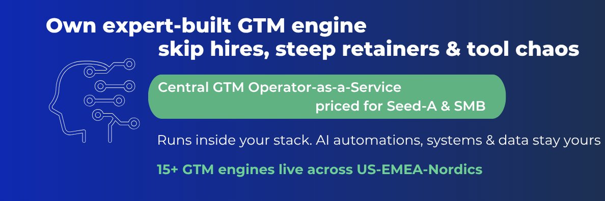 Herve Soursou | GTM Systems Architect & Engineer banner