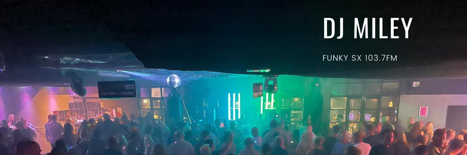 djmiley's profile banner image