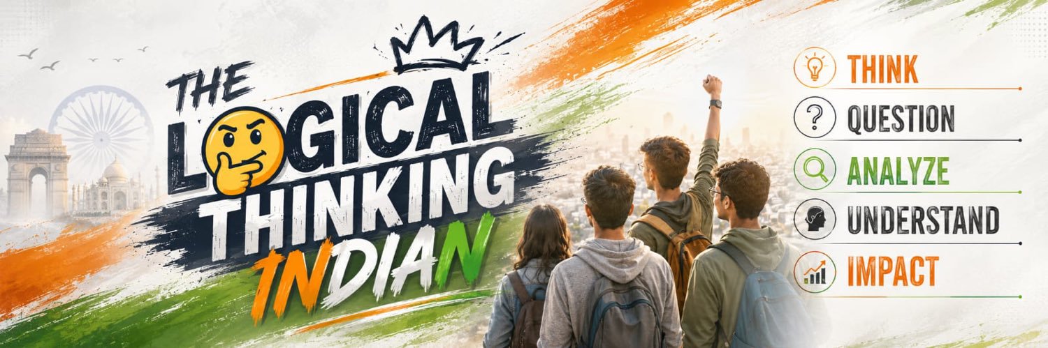 The logical thinking Indian banner