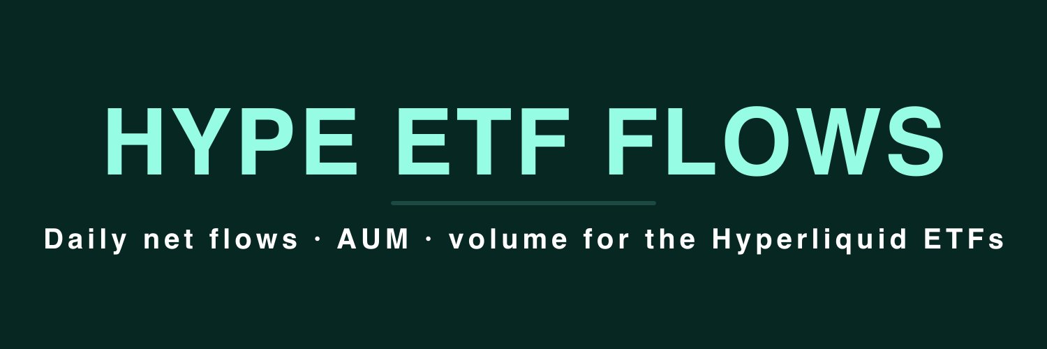 HypeETFFLows's profile banner image