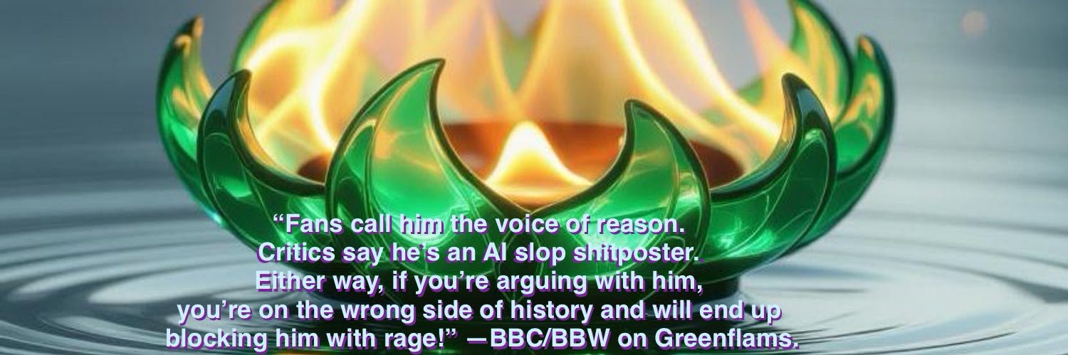 g r e e n f l a m s banner