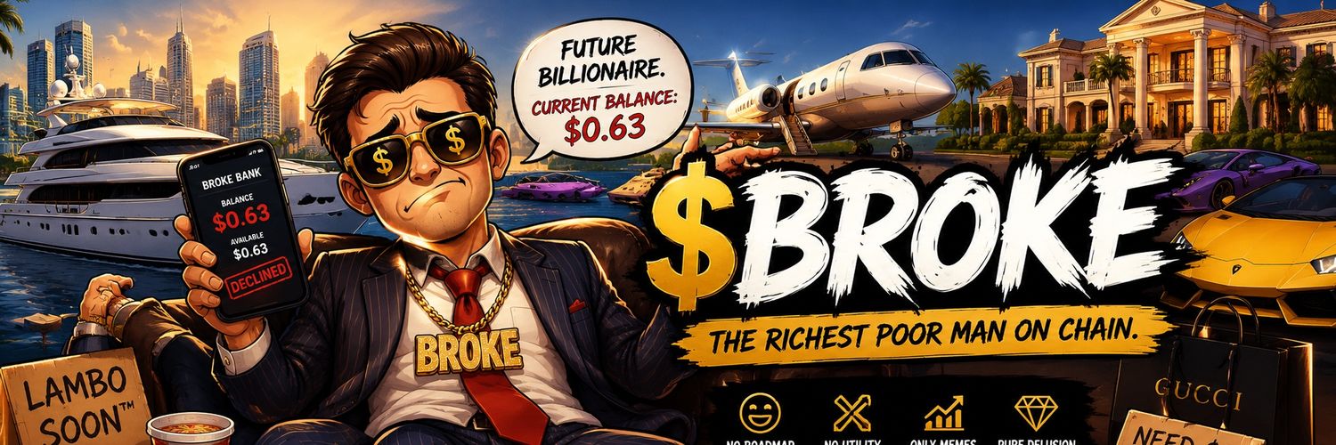 Mr.BROKE || $BROKE banner