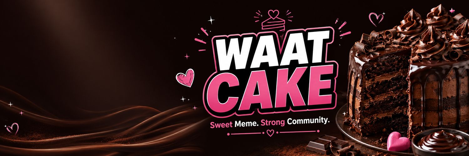 Waaat cake banner