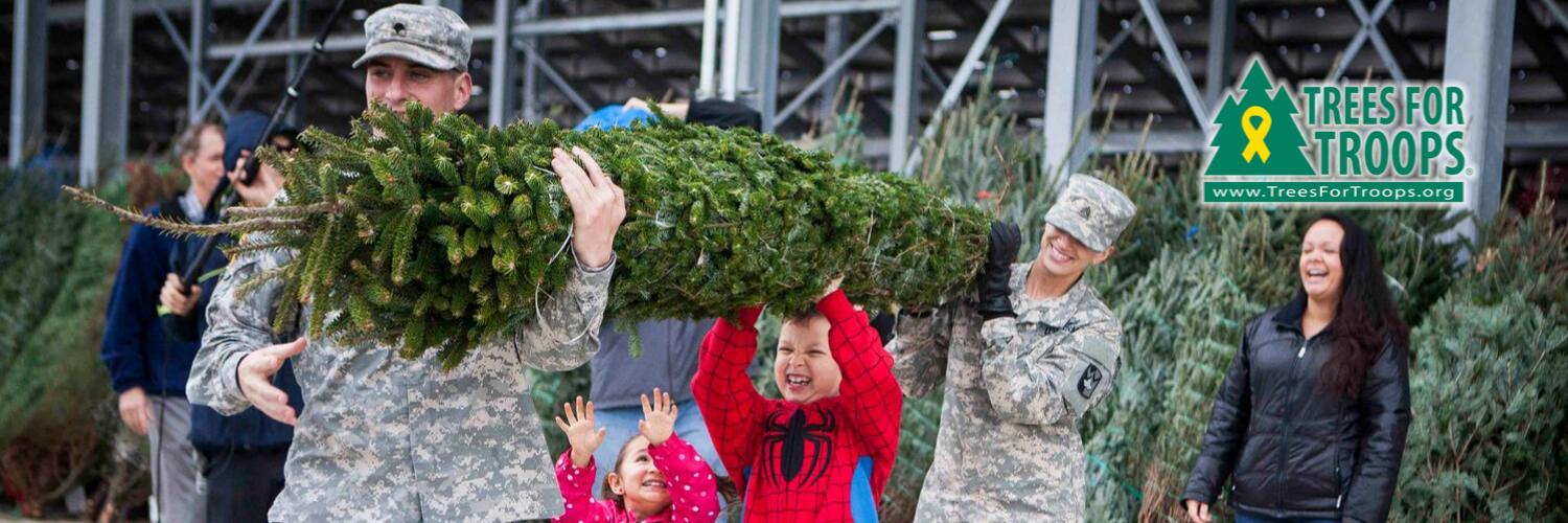 Trees for Troops banner