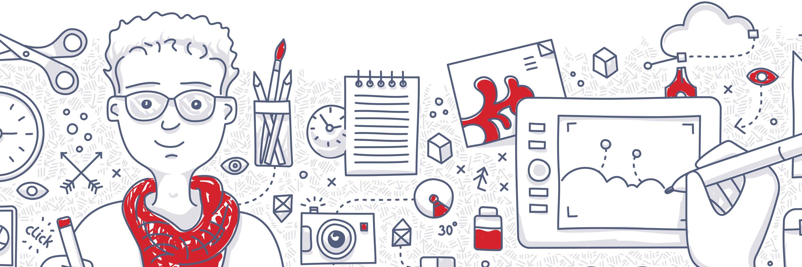 Red Red Design banner