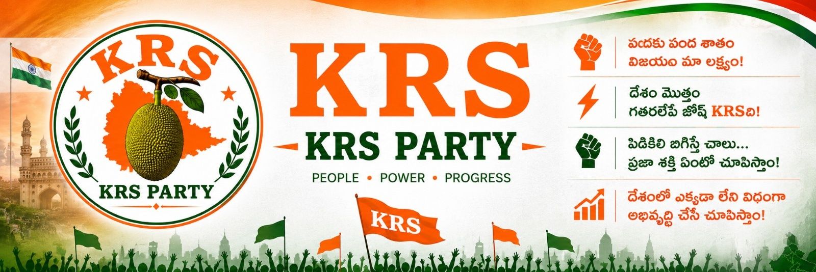 KRS Party banner