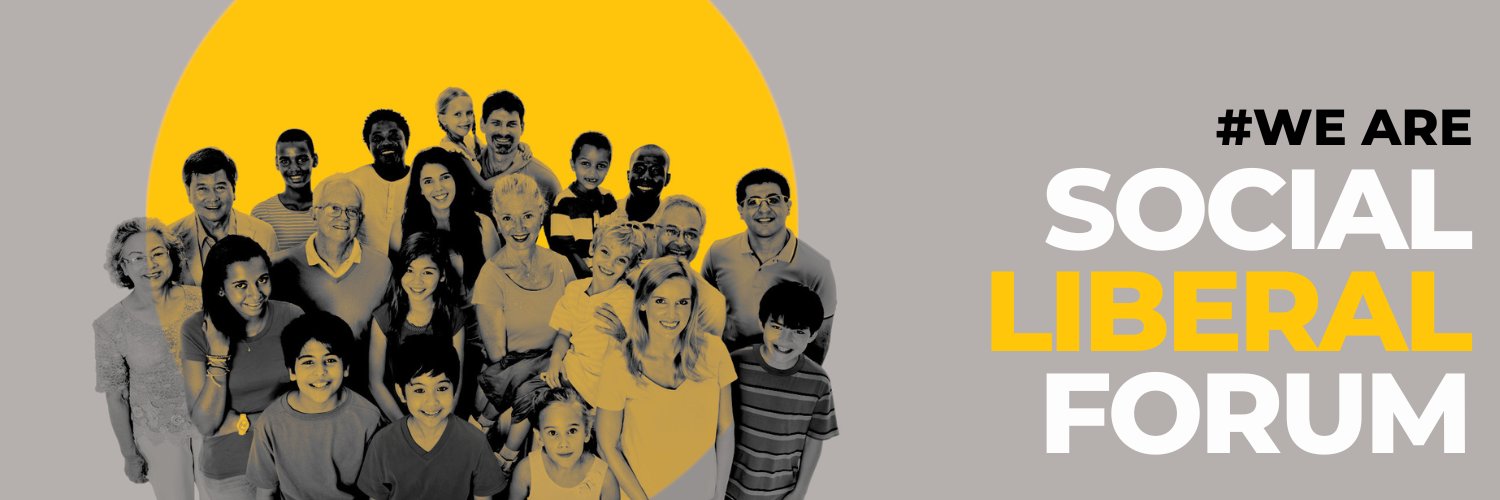 Social Liberal Forum 🟠 banner