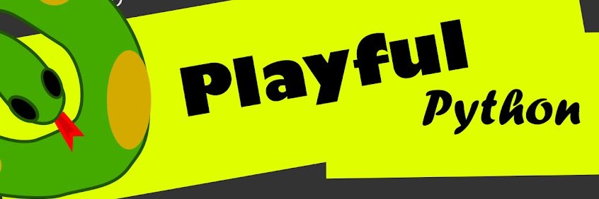 Playful Python banner