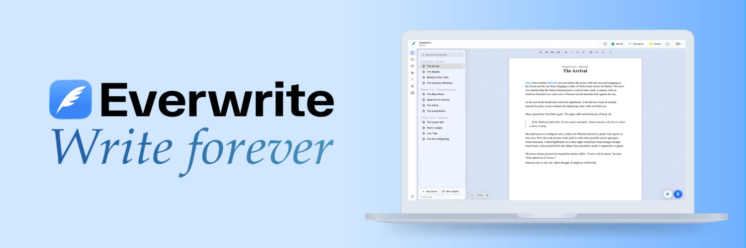 EverwriteApp's profile banner image
