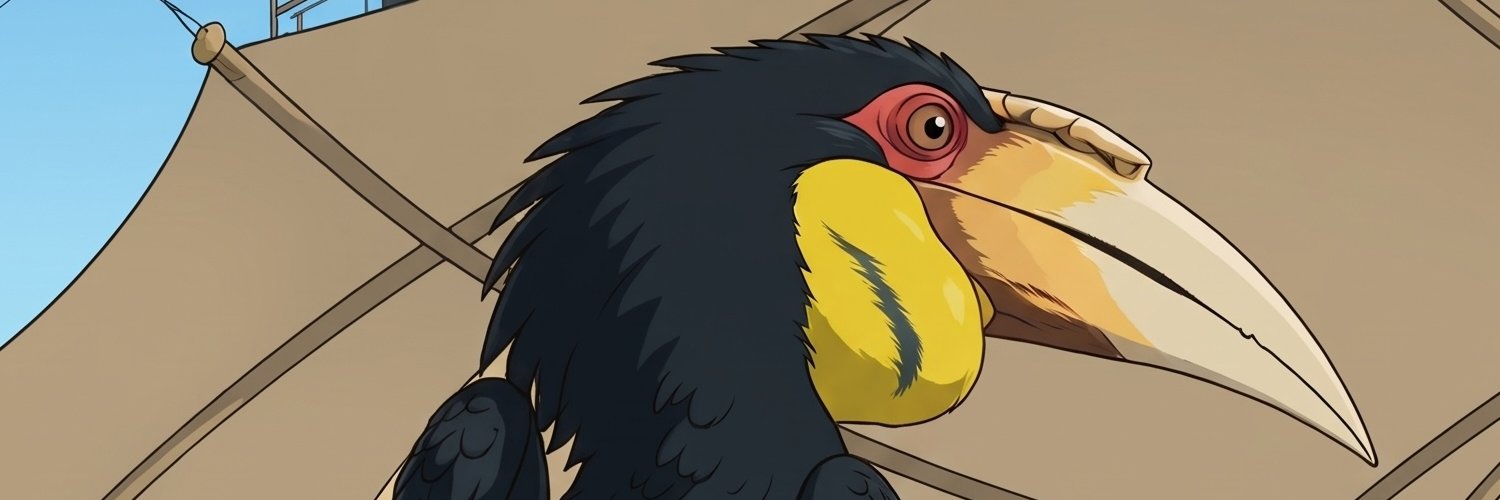 The Black Hornbill banner
