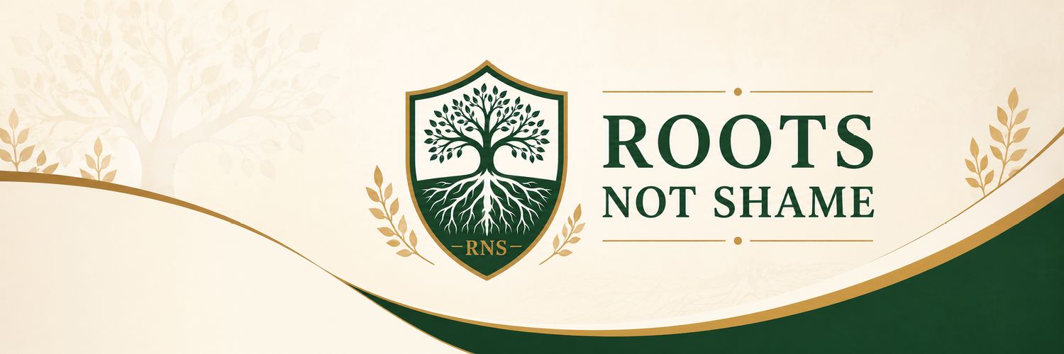 RootsNotShame's profile banner image