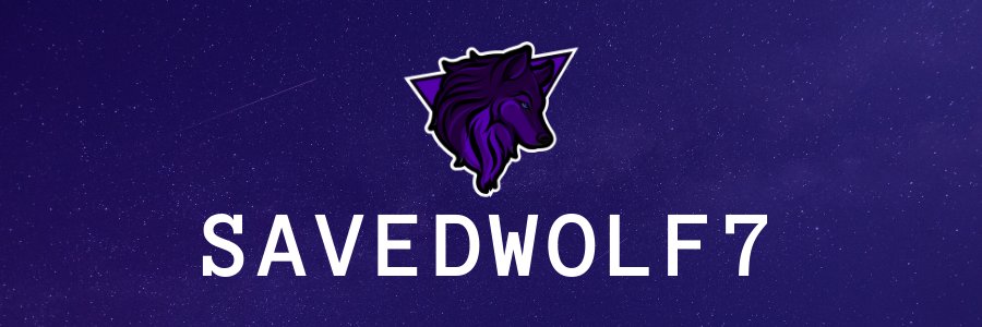 Savedwolf7's profile banner image