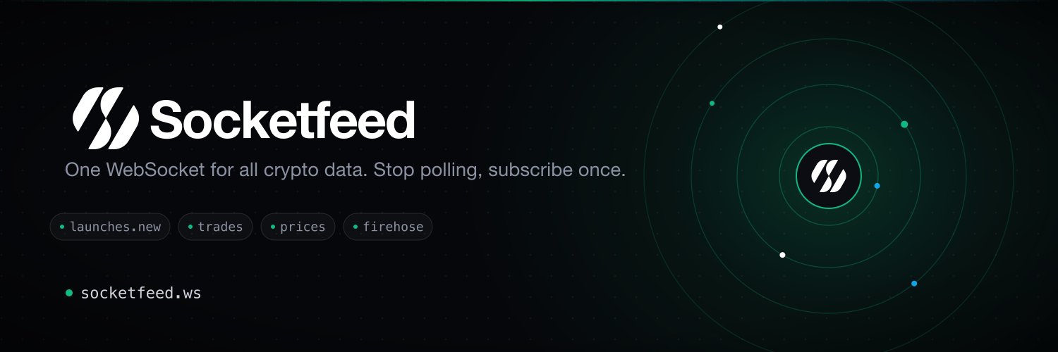 socketfeedws's profile banner image